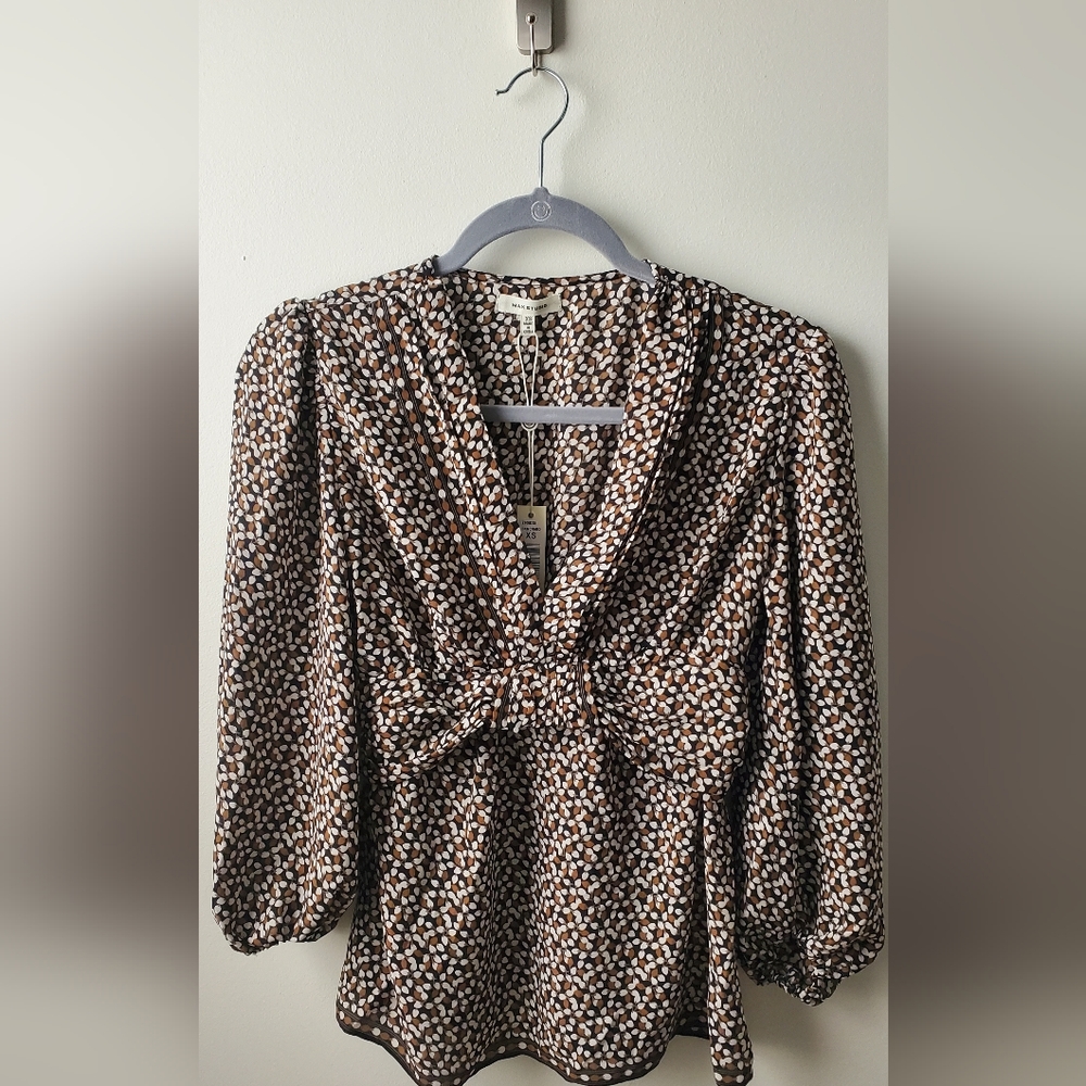 Max Studio Printed Blouse
